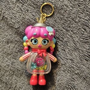 XOX Kweenie Quirky Kweens Kween of Suga Doll Figure KEYCHAIN Purse Charm Decor